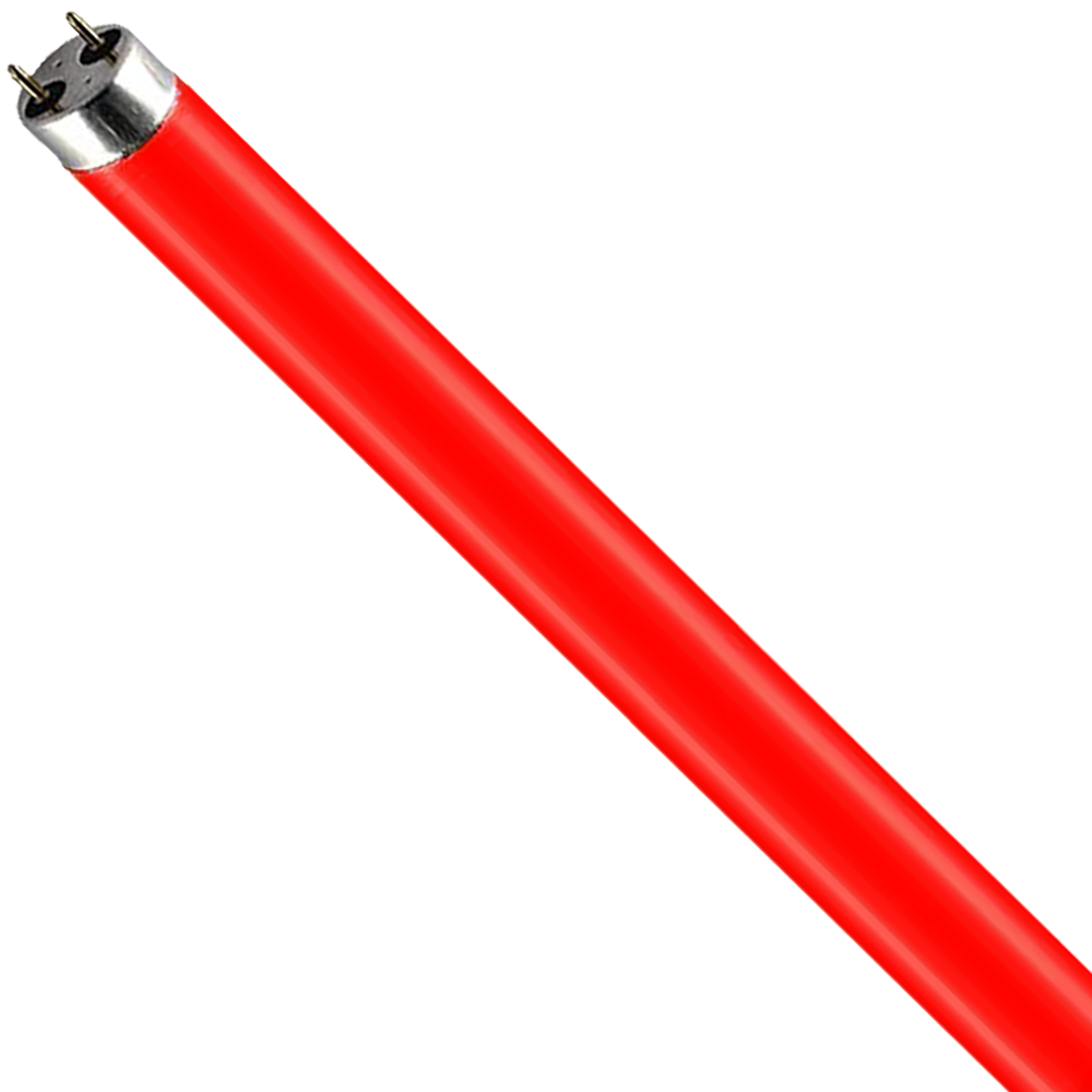 Coloured Fluorescent T5 Tube 28W Red G5 1163mm