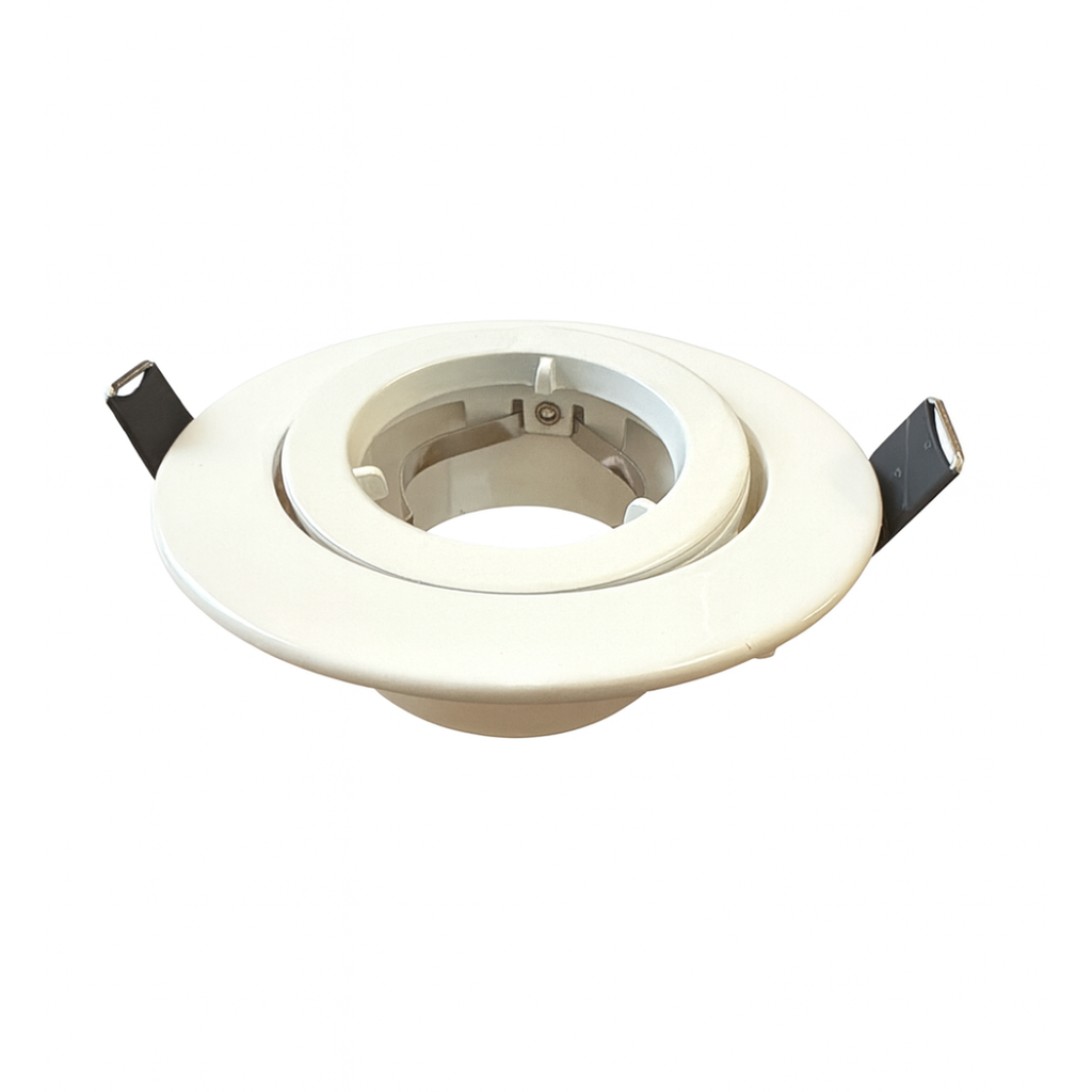 GU10 Gimbal Downlight Holder 90mm – Adjustable Ceiling Fitting