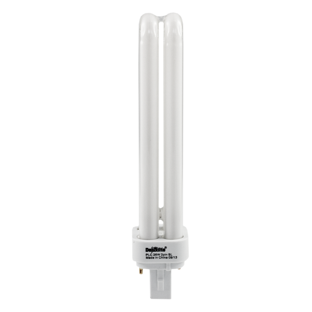Blacklight Compact Fluorescent Lamp PLC 26W G24d-3 2 Pins