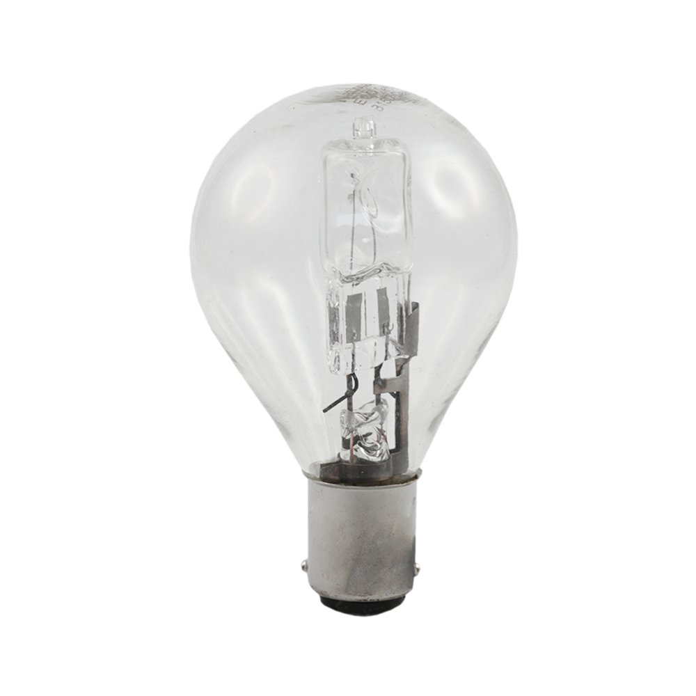 Halogen Fancy Round ECO G45 Lamp Clear 28W 2800K Dimmable BA15d