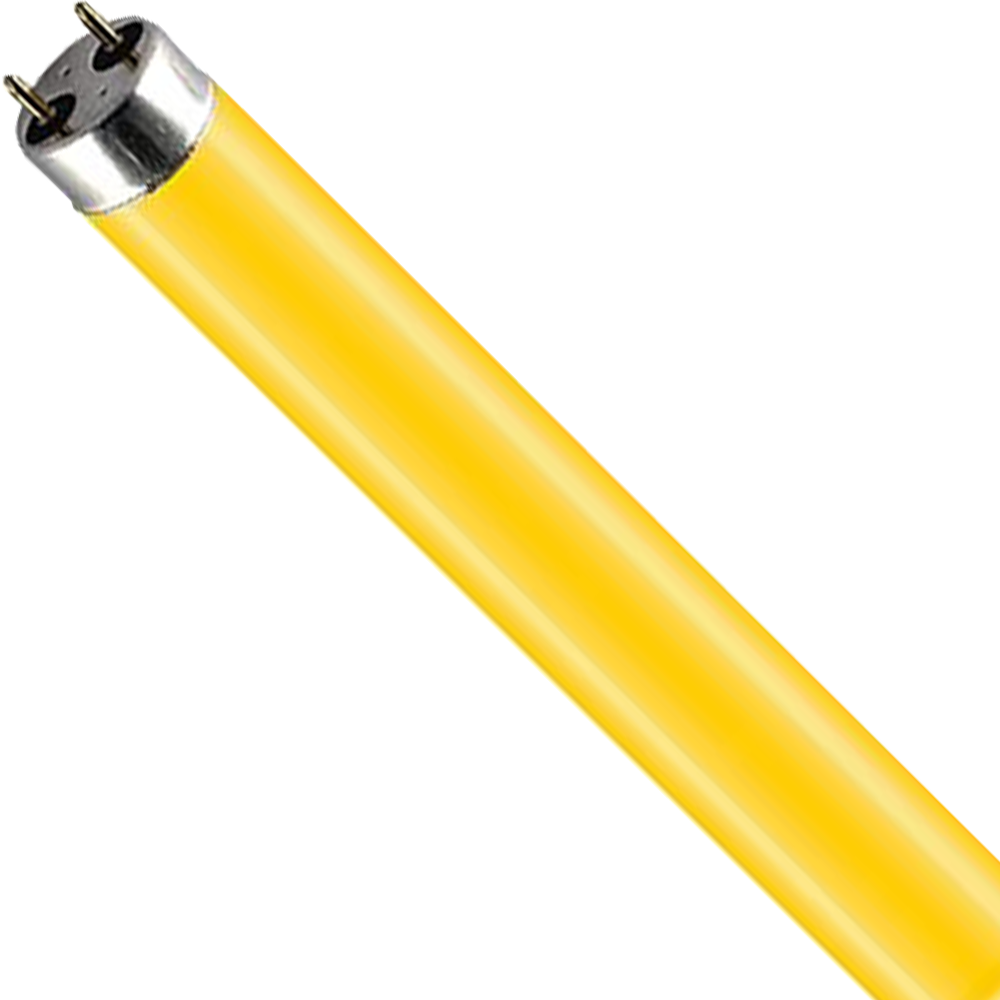 Deluxlite Coloured Fluorescent T8 Tube 18W Yellow G13 600mm