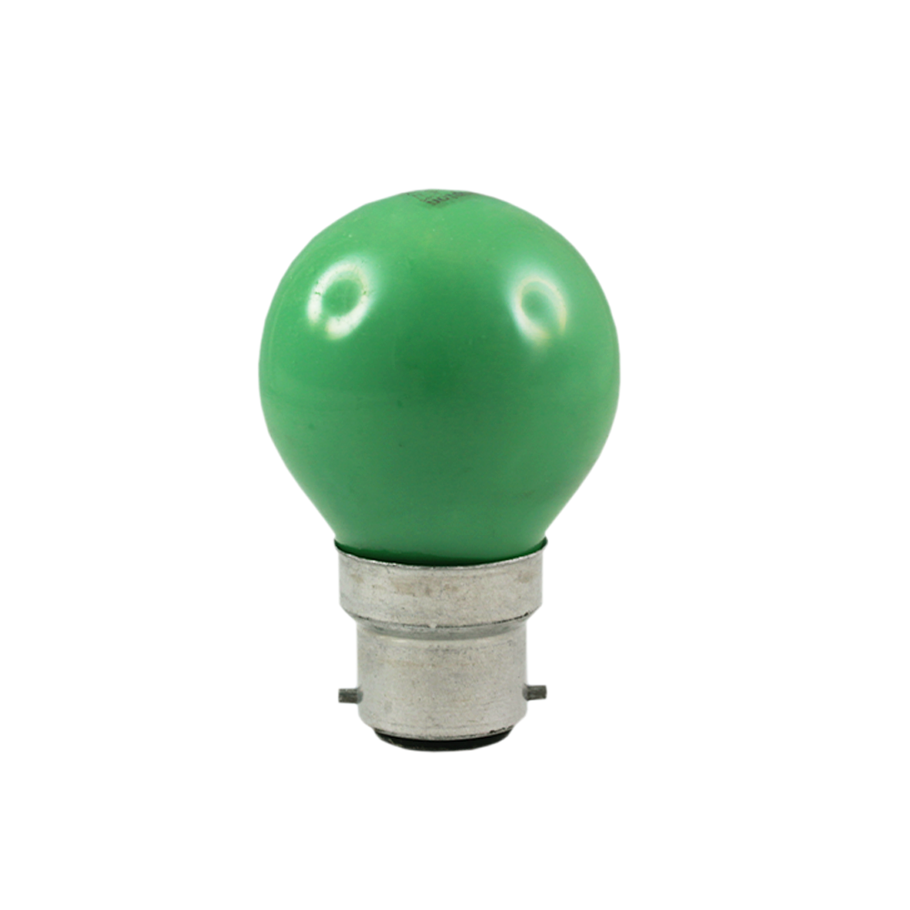 Incandescent Fancy Round Green Lamp 25W 240V B22