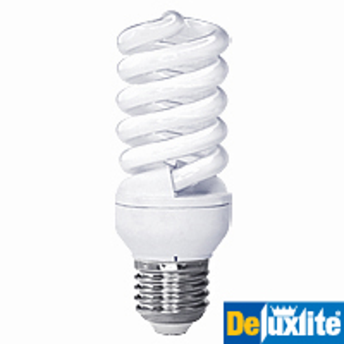 (DNS) Deluxlite Spiral Compact Fluorescent 20w Warm White Edison