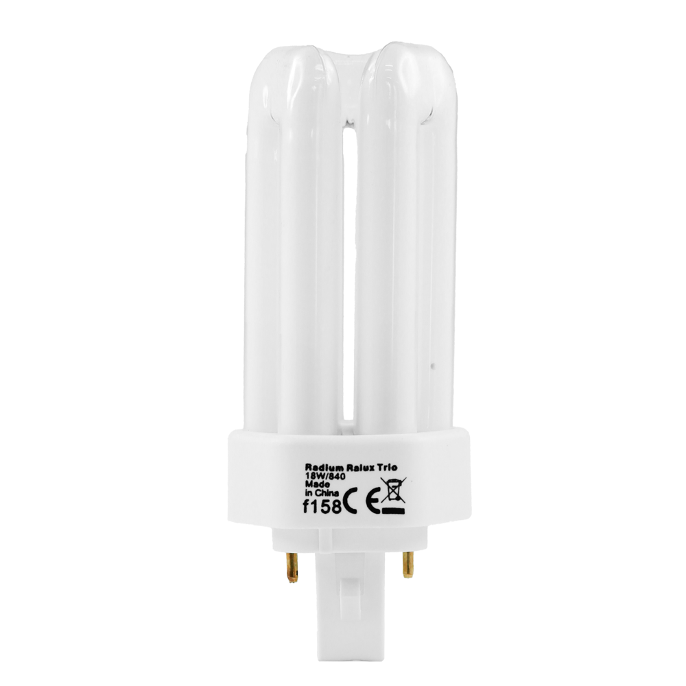 Compact Fluorescent 18W 840 GX24d 2 Pins  plt
