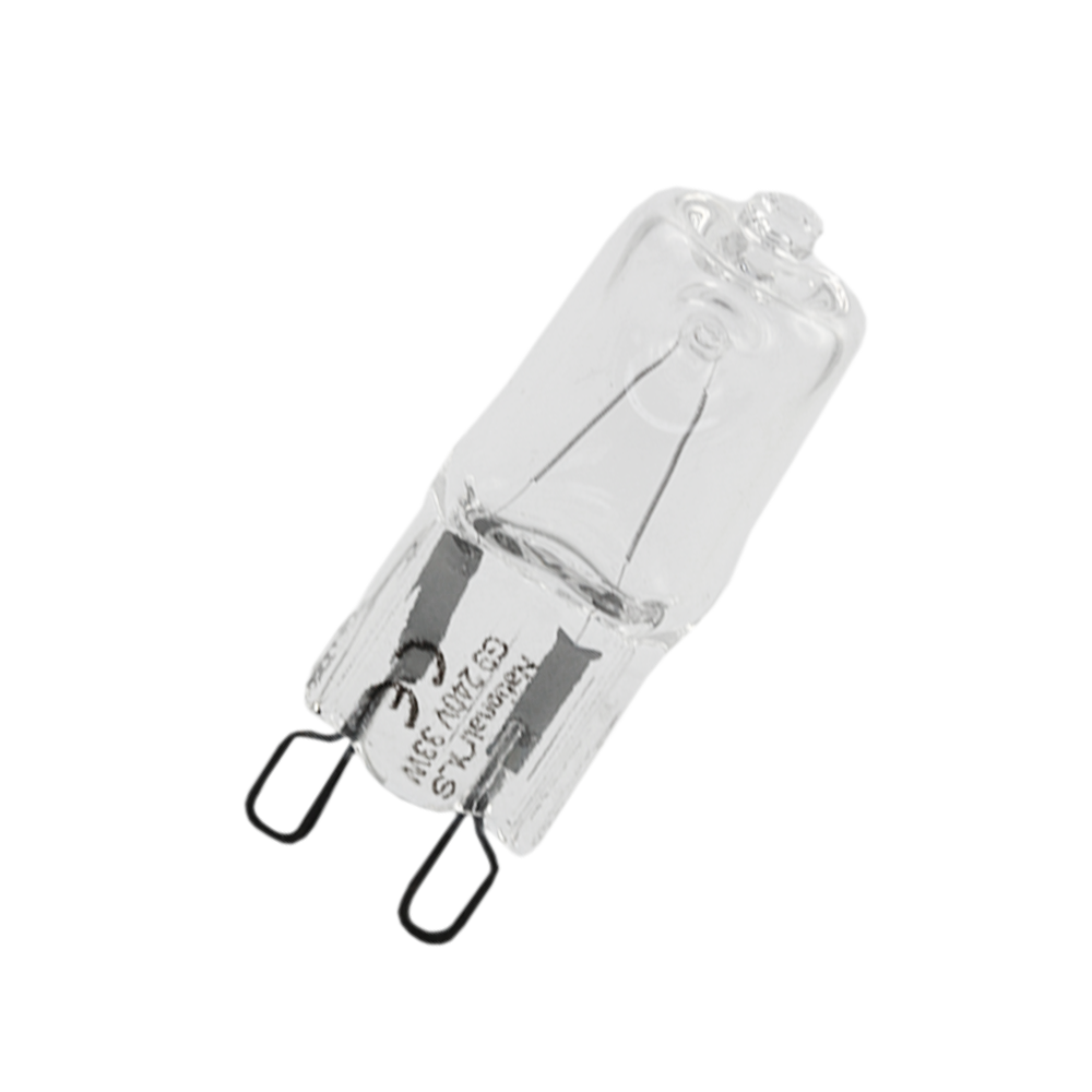 Halogen Lamp Clear 33W=43W G9 240V  460lm