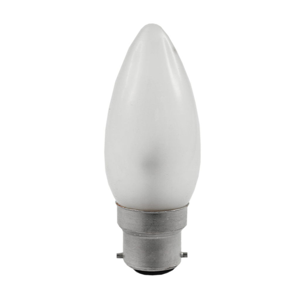 Energy Saving Halogen Candle Globe Frosted 28W 240V B22