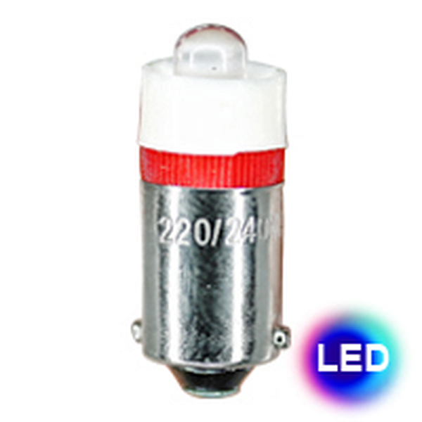 24V BA9S LED RED