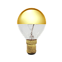Incandescent Crown Gold Lamp 25W 240V BA15d (2022)
