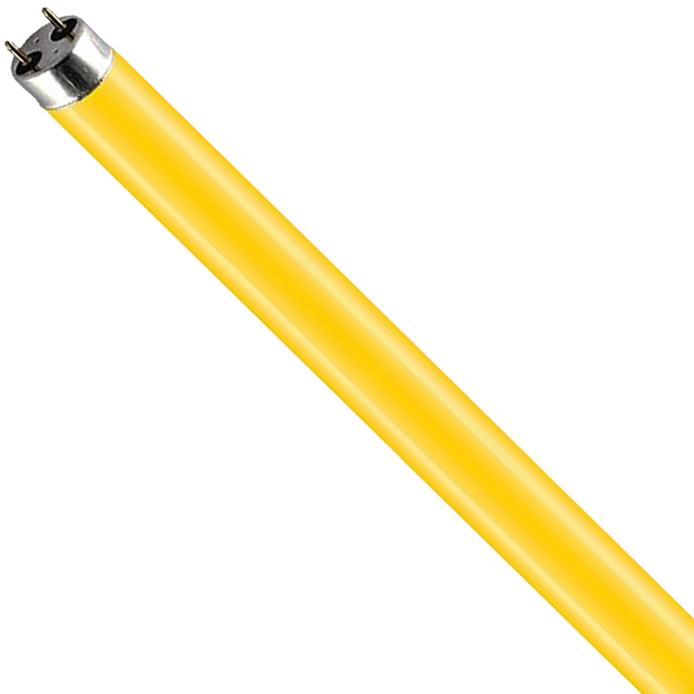 Coloured Fluorescent Tube 36W Yellow G13 1200 mm