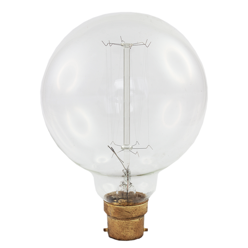 Carbon Filament G95 Lamp 25W 2800K B22 Dimmable