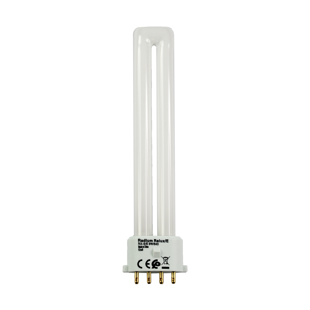 Ralux/E RX-S/E Fluorescent 9W PL-L 4000K 2G7 4 Pins
