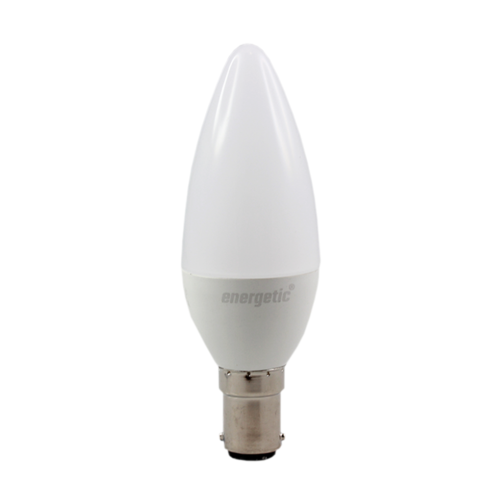 Smarter Lighting LED Candle Frosted 6W 3000K Dimmable BA15d