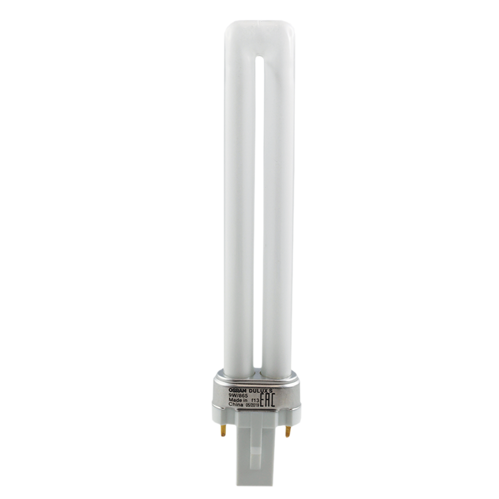 9W Dulux S Compact Fluorescent PL-S 6500K G23 2 Pins