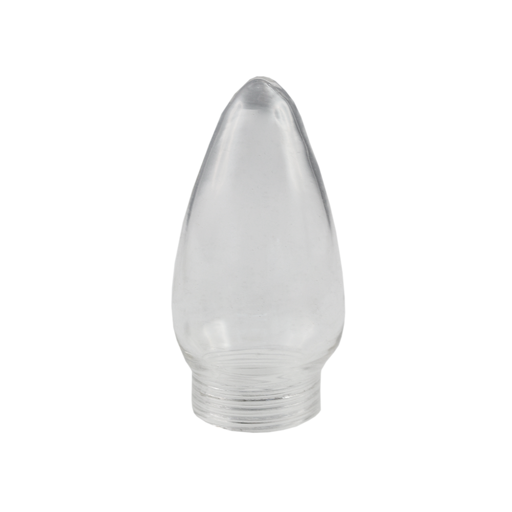 Convertible Candle Shape Clear Lamp Cover