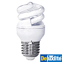 Deluxlite Spiral Compact Fluorescent 9w Warm White Edison