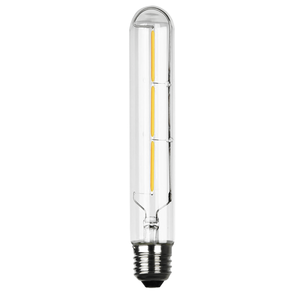 LED Filament Lamp Tubular 6W 2200K E27 Dimmable