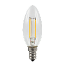LED Candle Filament Clear 4W 12V 2700K Non-Dimmable E14 AC/DC