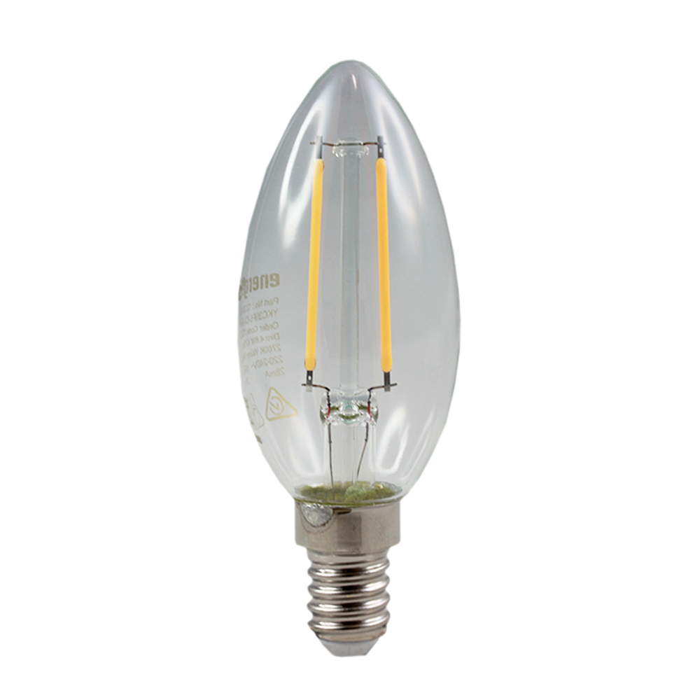 LED Filament Candle 4.8W 2700K Dimmable E14 SES