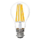 LED Low Voltage Filament GLS Globe 6W 32V AC/DC 2700K B22 Non-Dimmable