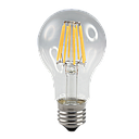 LED Low Voltage AC/DC Filament GLS Globe 9W 24V 2700K E27 Non-Dimmable
