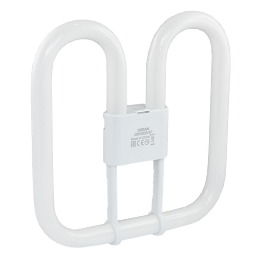 [3796] CFL Square Lumilux 2D 28W 3500K GR10q 4 Pins Dimmable