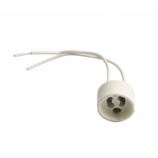 [GU10LH] GU10 Lamp Holder 300mm – Replacement Socket for GU10 Globes (K512)