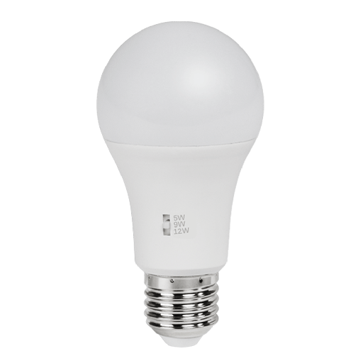 [111003] SUPVALUE PRO Multi-Watt Tri-Colour LED Bulb E27 12W/9W/5W  (7-10w)