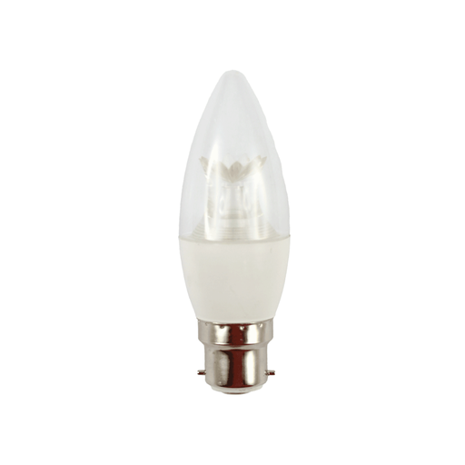 [8407g] LED Candle Clear 7W 3000K B22 Dimmable
