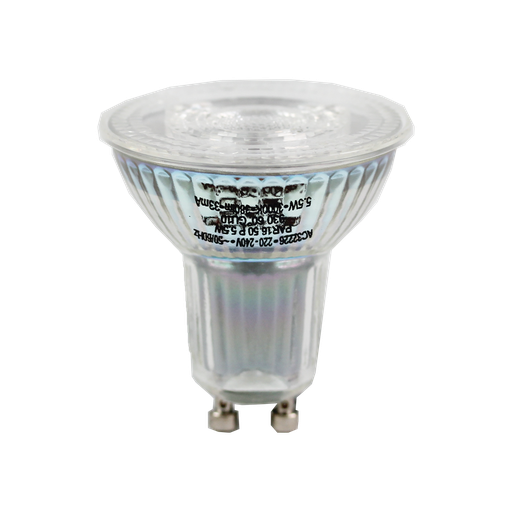 [260115] LED GU10 PAR165060 5.5W 3000K  Dimmable 380lm