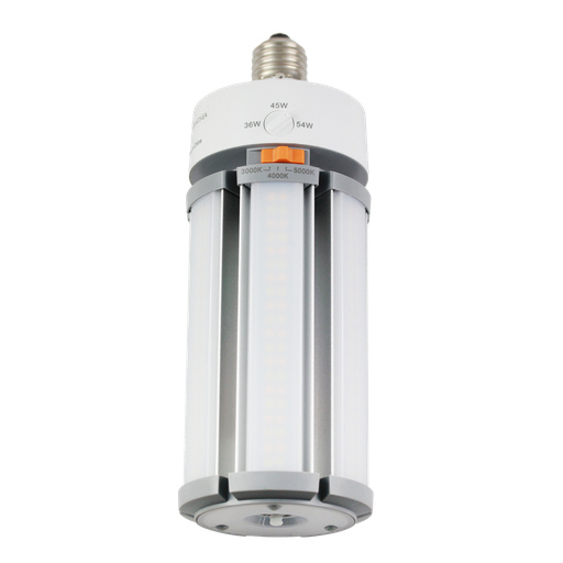[S3954W30] LED CORN TRI/C TRI/W 36/45/54W 3/4/5K  4860LM-7830LM  E27 FROSTED