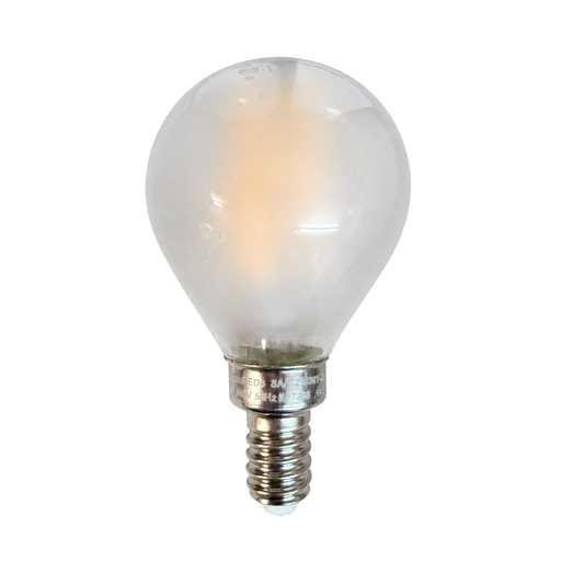 [f412g45f27k] Liquid LEDs 4W Fancy Round LED Bulb Frost E12 2700K (Replacement 40W incandescent bulb)