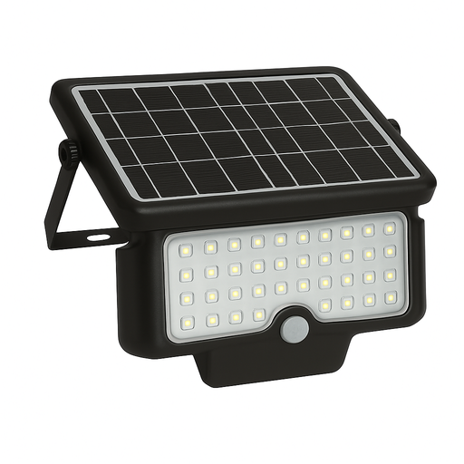 [sfl5w] Multi-functional Solar LED Flood Light 5w  500lm  ip65  6k  black
