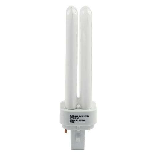 [5054_BOX10] BOX OF 10: Dulux D Lumilux PLC 13W 830 G24d-1 2 Pins ($11.88 EACH)