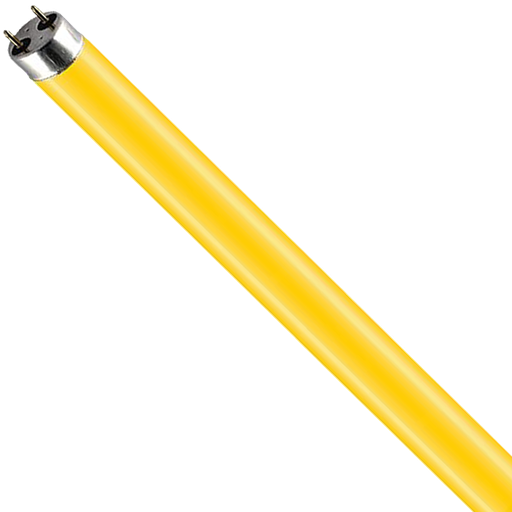[501605_BOX25] BOX OF 25: Coloured Fluorescent Tube 36W Yellow G13 1200 mm  
