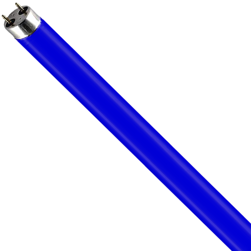 [28T5BLUE_BOX10] BOX OF 10: Coloured Fluorescent T5 Tube 28W Blue G5 1163mm 