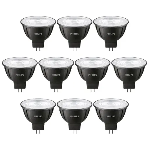 [929003072408_BOX10] BOX OF 10: Philips Master LED MR16 6.5W 36D 4000K GU5.3 Dimmable ($11.00 EACH)