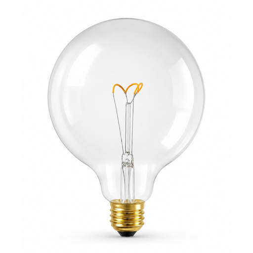 [f327g125tc] LEDs 3W G125 Dimmable LED Bulb – E27 2200K Extra Warm White