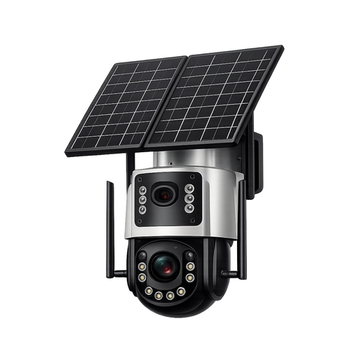 [aov1024g50xeu] 4G Solar Powered PTZ Security Camera | IP66 Waterproof