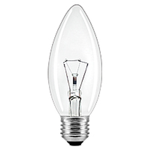 [310739] 240V 60W ES CANDLE CLEAR