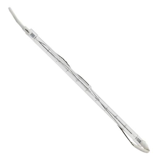[10006] Deluxlite Heat Lamp 500W QIR With Bear Leads Low Voltage 120V R7s 224mm