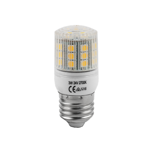 [350243WW] LED Miniature Pilot Lamp 3W 24V 2700K E27 Non-Dimmable