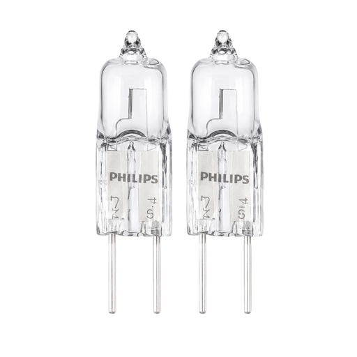 [H22035] PHILIPS Halogen Capsule G4 20W 12V Warm White - 2 Pack