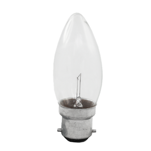 [310710] Low Voltage Incandescent Candle 25W 12V 2700K Dimmable B22