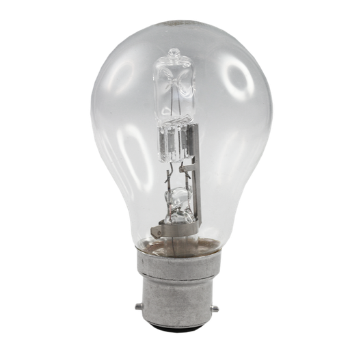 [20413] ECO A60 Halogen GLS Globe Clear 42W 240V B22