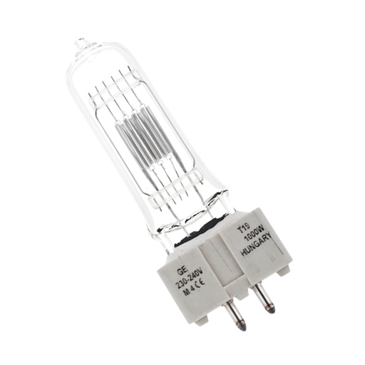 [3368] Halogen Lamp 88457 T19 FWR 1000W 230-240V 3050K GX9.5