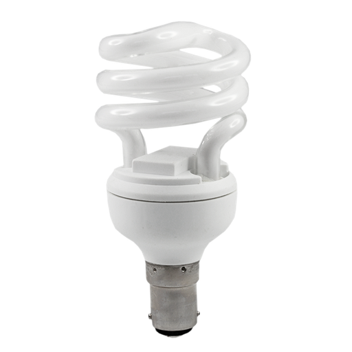 [11SBCT2] Electronic Energy Saver Spiral CFL Lamp 11W 2700K BA15d