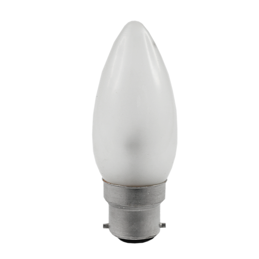[DHC28BCP] Energy Saving Halogen Candle Globe Frosted 28W 240V B22