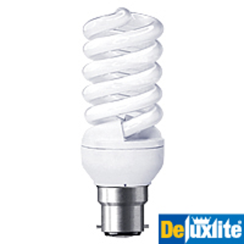 [BC20WWT2] Deluxlite Spiral Compact Fluorescent 20w Warm White Bayonet