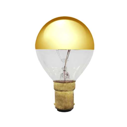 [6610] Incandescent Crown Gold Lamp 25W 240V BA15d (2022)
