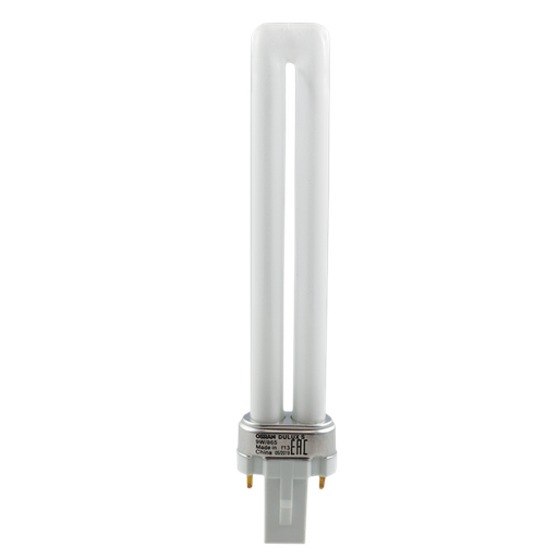 [507686] 9W Dulux S Compact Fluorescent PL-S 6500K G23 2 Pins
